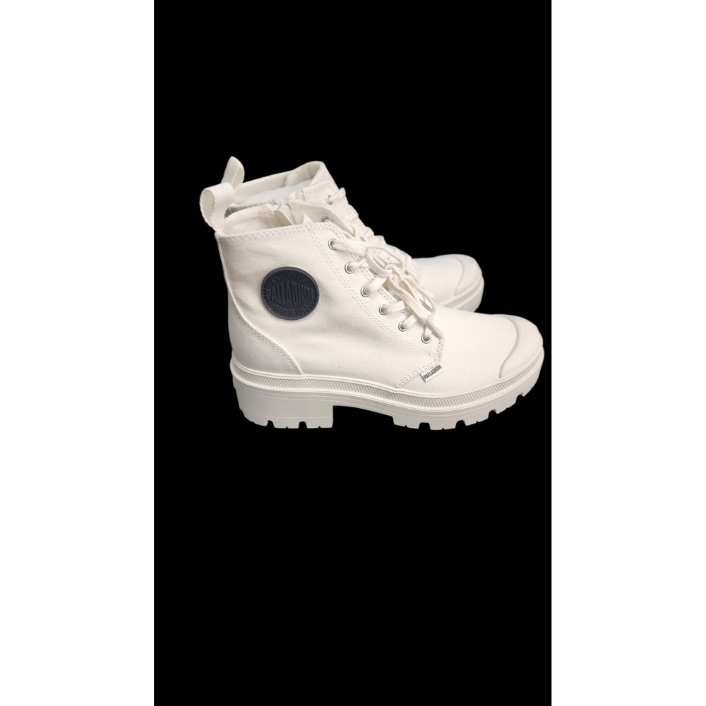 Palladium Palla Ace Mid Boots Womens 7 White New‎